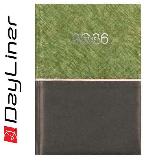 Dayliner agenda Fifty A5 napi zöld 2026