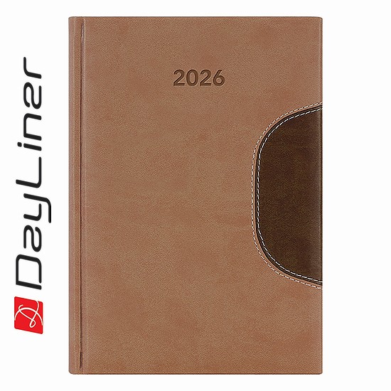 Dayliner agenda Memphis B5 heti barna-csokoládé 2026