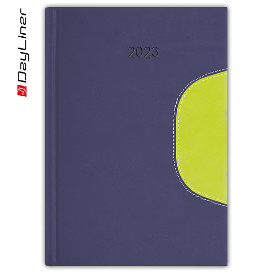 Dayliner agenda Memphis B5 heti kék-zöld