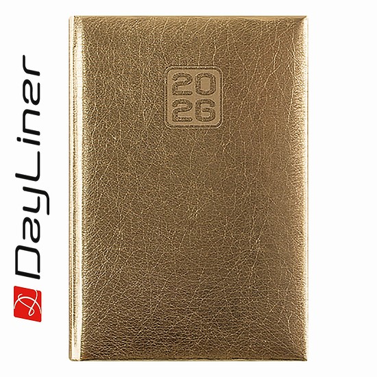 Dayliner agenda Mirror A5 heti arany 2026