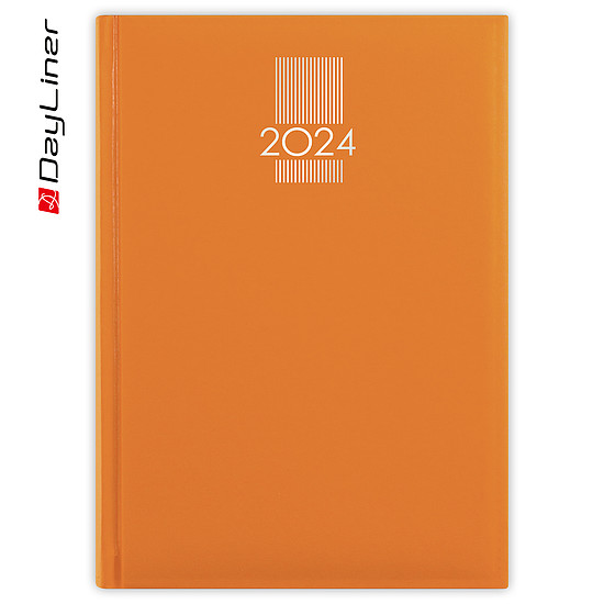 Dayliner agenda MyPastel A5 napi narancs 2024