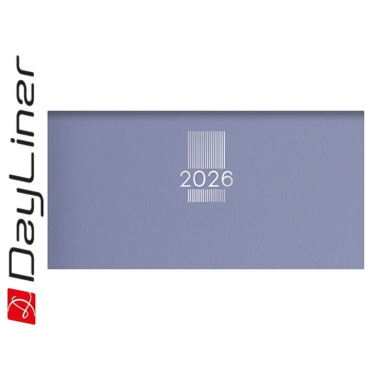 Dayliner agenda MyPastel fekvő zsebnaptár kék 2026