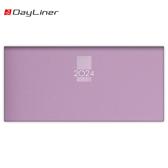 Dayliner agenda MyPastel fekvő zsebnaptár lila 2024