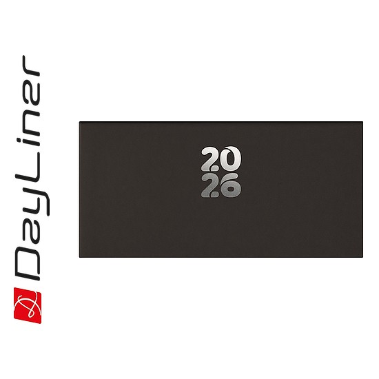 Dayliner agenda Pannon fekvő zsebnaptár fekete 2026