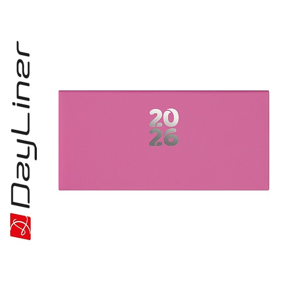 Dayliner agenda Pannon fekvő zsebnaptár fuchsia 2026