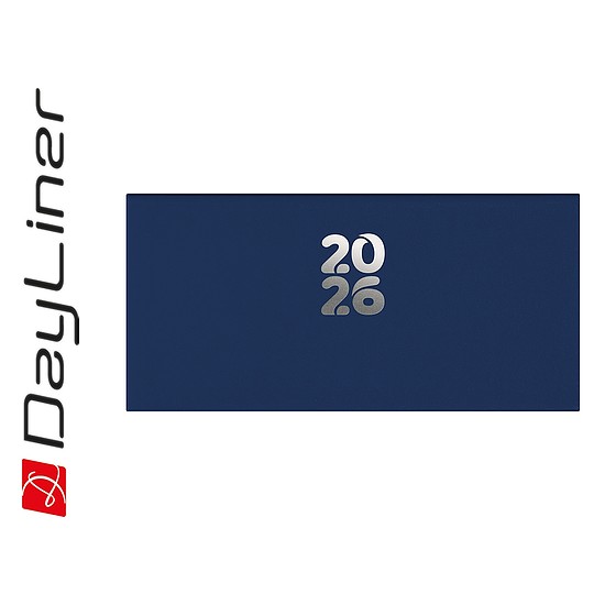 Dayliner agenda Pannon fekvő zsebnaptár sötétkék 2026