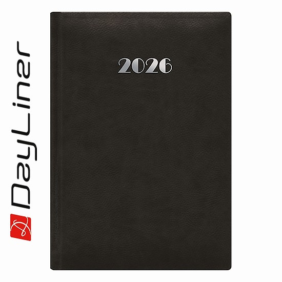 Dayliner agenda Pellana A5 napi fekete 2026