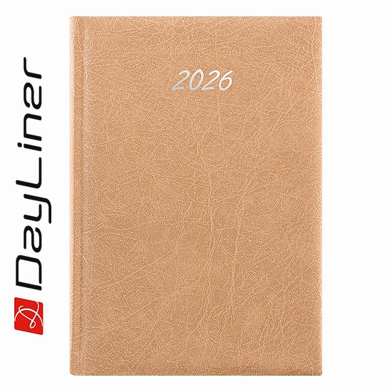 Dayliner agenda Rebel B5 heti bézs 2026