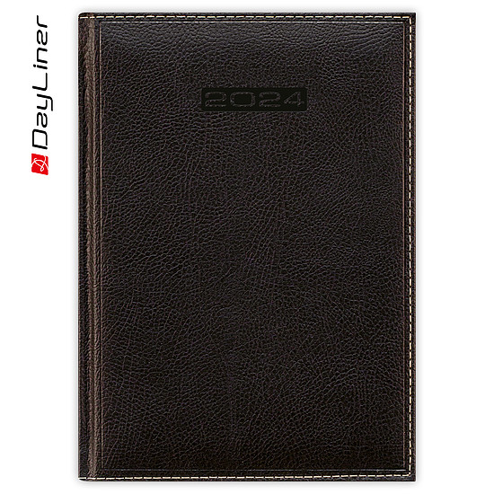 Dayliner agenda Sherwood B5 heti fekete 2025