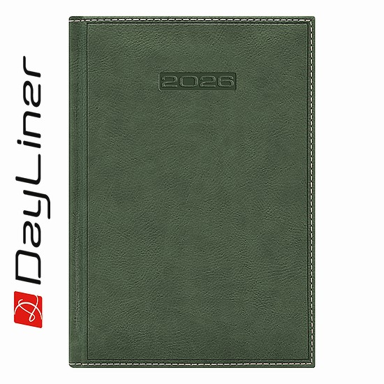 Dayliner agenda Sherwood B5 heti zöld 2026