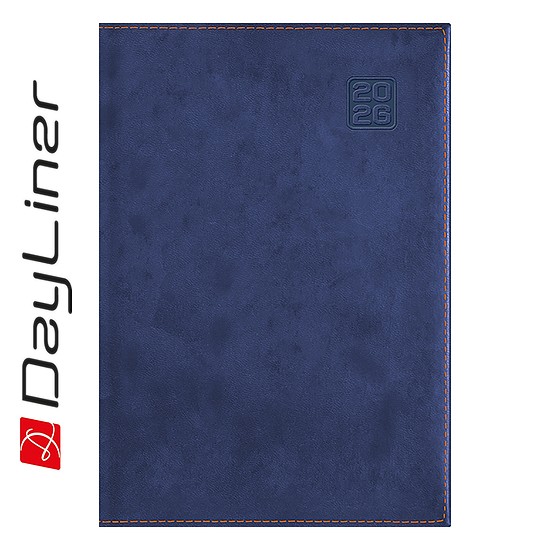 Dayliner agenda Square B5 heti kék 2026