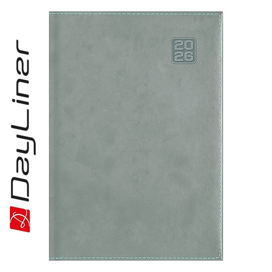 Dayliner agenda Square B5 heti szürke 2026