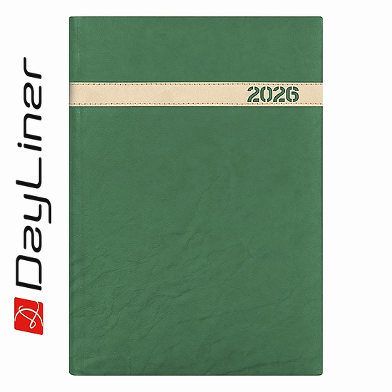 Dayliner agenda The Boss A5 napi zöld 2026