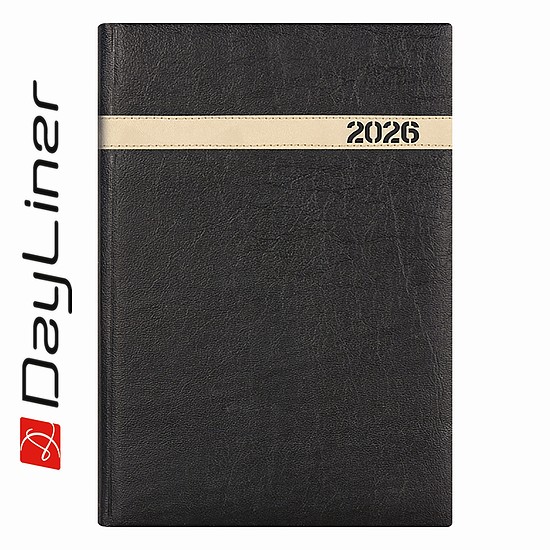 Dayliner agenda The Boss B5 heti fekete 2026