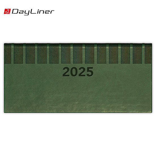 Dayliner agenda Tucson fekvő zsebnaptár zöld 2025