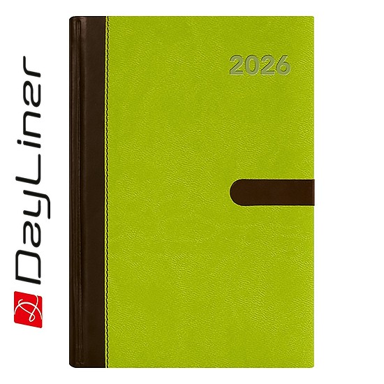 Dayliner agenda Winner A5 heti zöld 2026