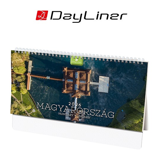 Dayliner asztali naptár Magyarország álló 2026