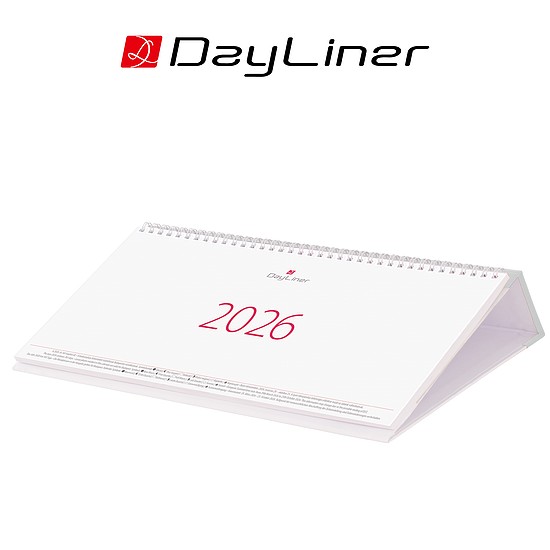 Dayliner asztali naptár Oktáv fekvő fehér 2026