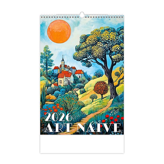 Dayliner falinaptár Art Naive 2026
