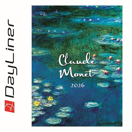 Dayliner falinaptár Claude Monet 2026