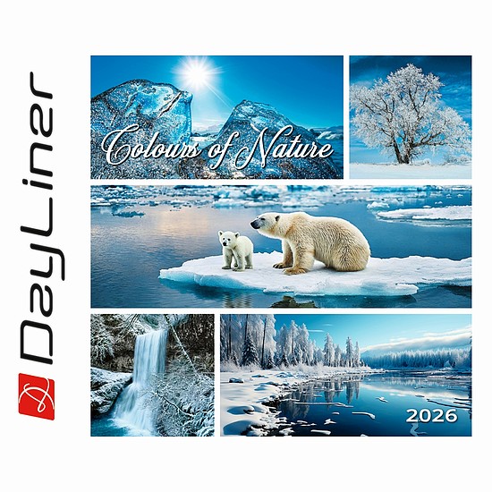 Dayliner falinaptár Colours of Nature 2026