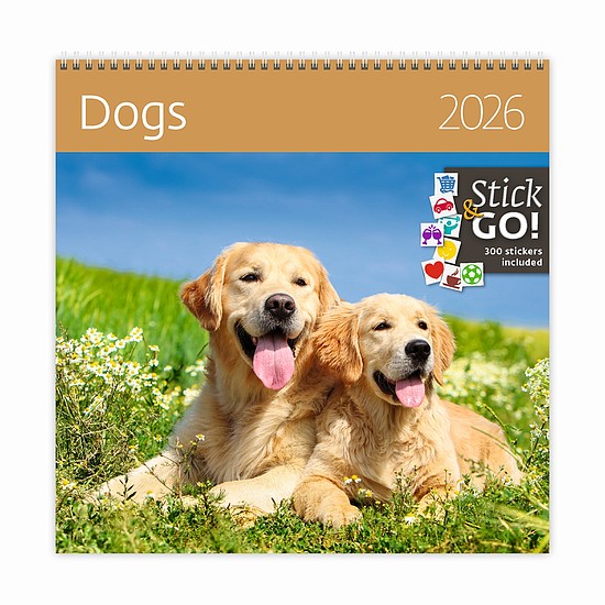Dayliner falinaptár Dogs LP 2026