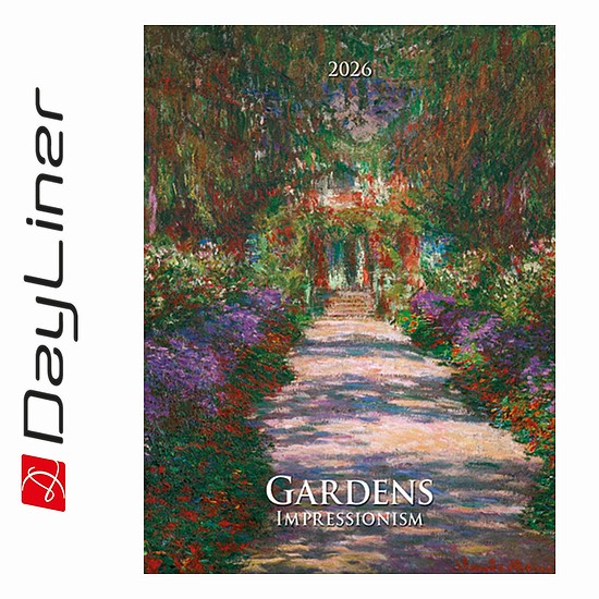 Dayliner falinaptár Gardens Impressionism 2026