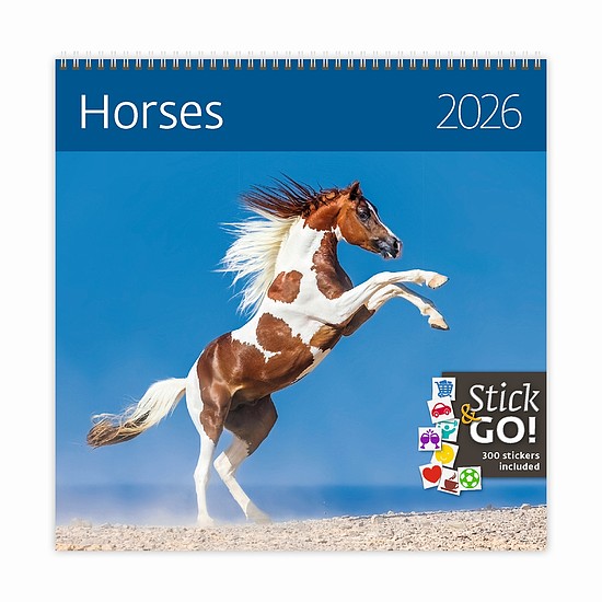 Dayliner falinaptár Horses LP 2026