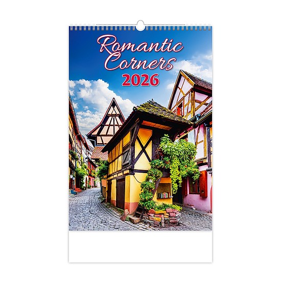 Dayliner falinaptár Romantic Corners 2026