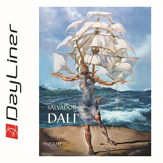 Dayliner falinaptár Salvador Dalí 2026