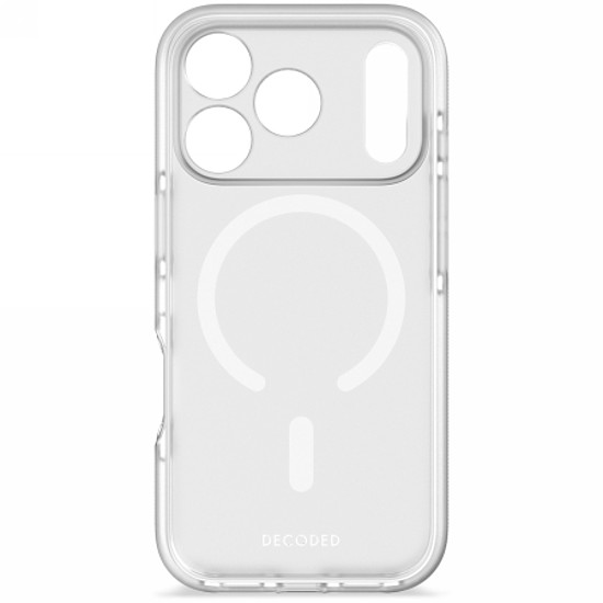 Decoded DropTec átlátszó hátlapú MagSafe tok iPhone 17 Pro Maxhoz - áttetsző