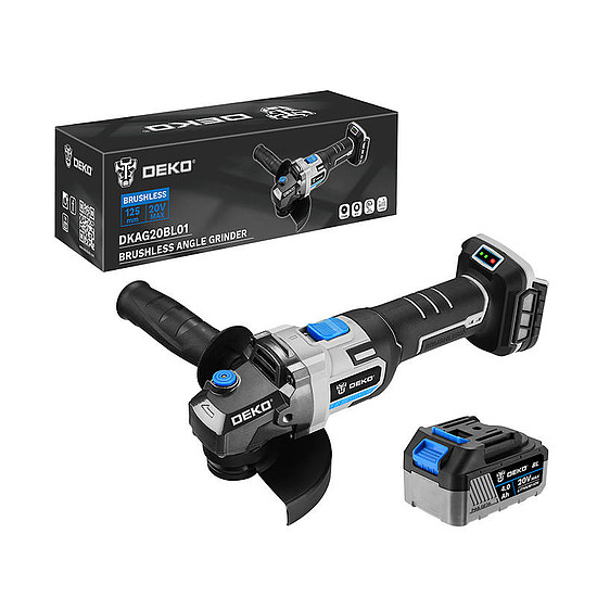 Deko Tools DKAG20BL01-S1 kefe nélküli sarokcsiszoló 20V