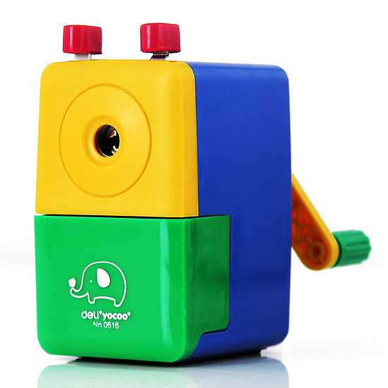 Deli 616 hegyezőgép színes