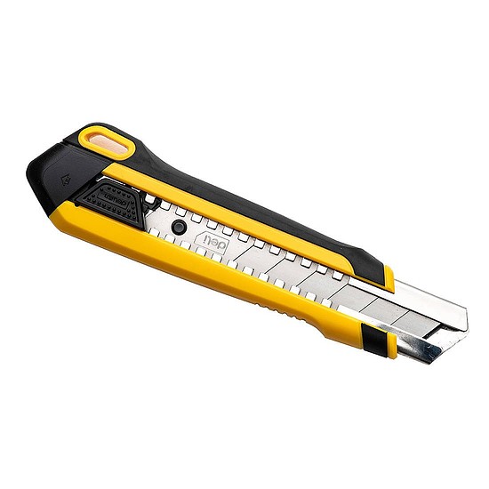 Deli Tools EDL025 SK4 sniccer kés 25 mm, sárga