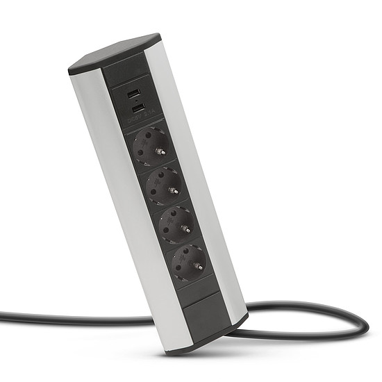 Delight Sarokelosztó 4 Elosztó + 2 USB 20484