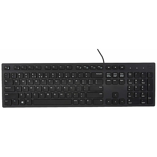 Dell KB216 Billentyűzet USB, HU fekete 580-ADGQ