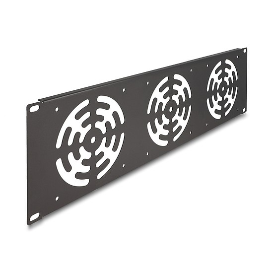 Delock 19 rack takaró 3 ventilátor számára 120 x 120 mm méretű 3U sötétszürke