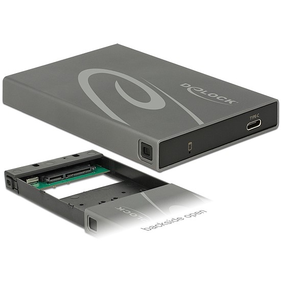 Delock 2.5 Külso merevlemezház SATA HDD / SSD > USB 3.1 Gen 2 (42587)