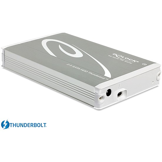 Delock 2.5 külső SATA HDD > Thunderbolt (max 15 mm merevlemezig ) ház (42510)