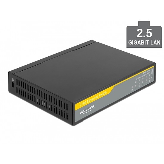 Delock 2,5 Gigabit Ethernet-kapcsoló, 5 port (87781)