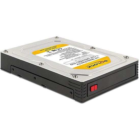 Delock 3.5" hordozható tároló 1 x 2.5" SATA HDD / SSD-hez (47224)