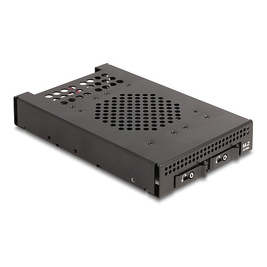 Delock 3.5 Mobil állvány 2 x M.2 NVMe SSD-hez Slim SAS SFF-8654 konnektorral