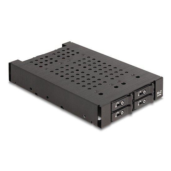 Delock 3.5 Mobil állvány 4 x M.2 NVMe SSD-hez OcuLink SFF-8612 konnektorral