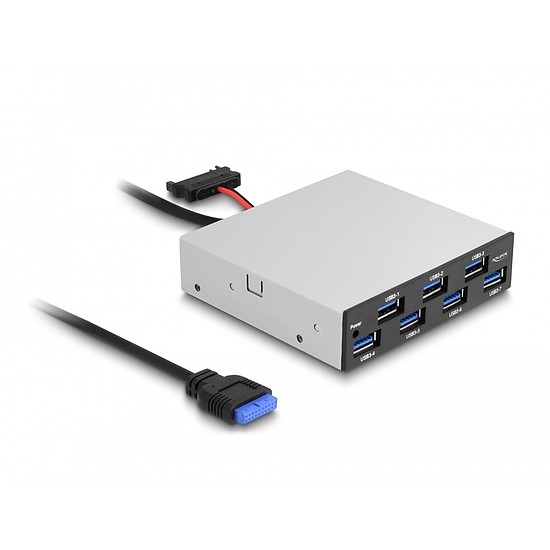 Delock 3.5 USB 5 Gbps első panel 7 x USB A-típusú