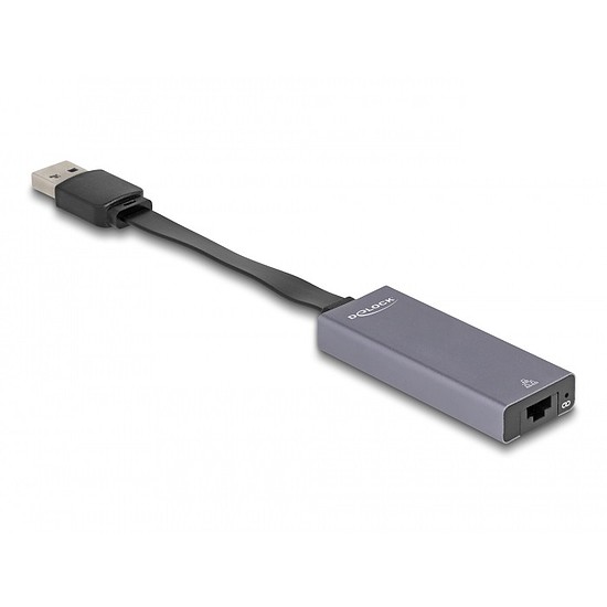 Delock A-típusú USB adapter 2,5 Gigabit LAN vékony