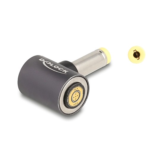 Delock Adapter HP Laptop töltő kábelhez 4,8 x 1,7 mm apa mágneses 8 tűs konnektor