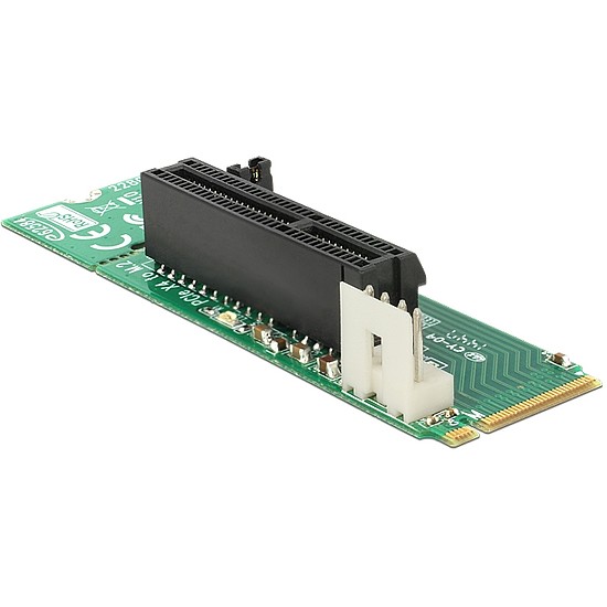 Delock Adapter, M.2 NGFF kulcs M dugó > PCI Express x4 nyílás (62584)
