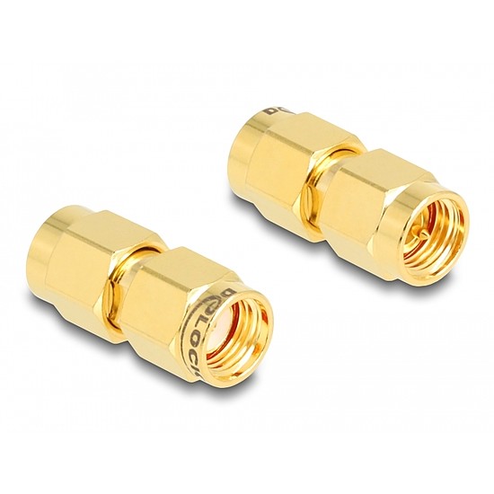 Delock Adapter RP-SMA-dugó apa SMA-dugó C6801
