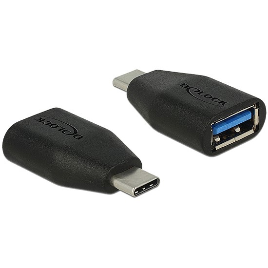 Delock Adapter Super nagy sebességű USB 10 Gbps (USB 3.1 Gen 2) USB C típus > USB 3.1 A (65519)