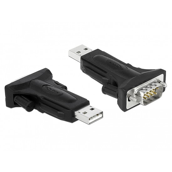 Delock Adapter USB 2.0 A-típusú csatlakozó - 1 x soros RS-422/485 DB9 (66286)